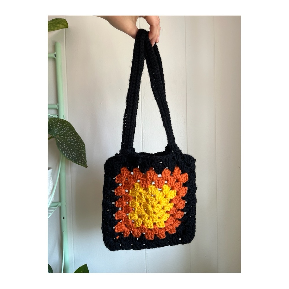 Handmade Granny Square Purse